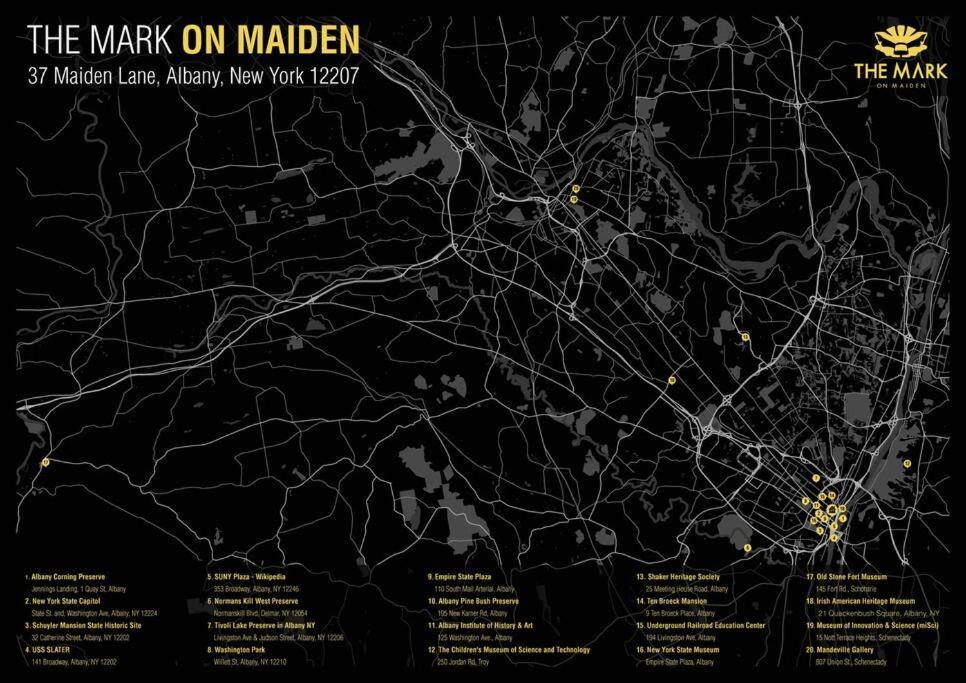Апартаменты Downtown Albany 1 Bed + Workstation @ Maiden Lane Экстерьер фото